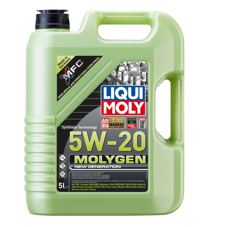 Liqui Moly SAE 5W-20 Molygen New Generation