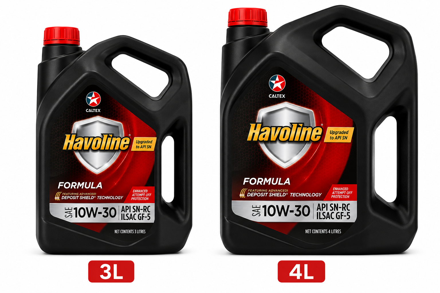 Havoline 10W-30 Formula Motor Oil API SN-RC ILSAC GF-5
