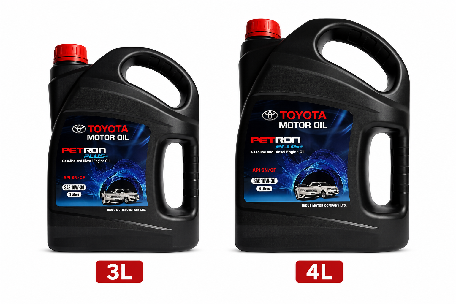 Toyota Petron Plus 10W-30 Motor Oil API SN/CF