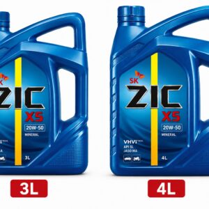 ZIC X5 20W-50 Synthetic Motor Oil API SN